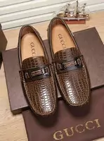 collection zapatos gucci de ville cuir relief brwon,vente de zapatos gucci pour hombre